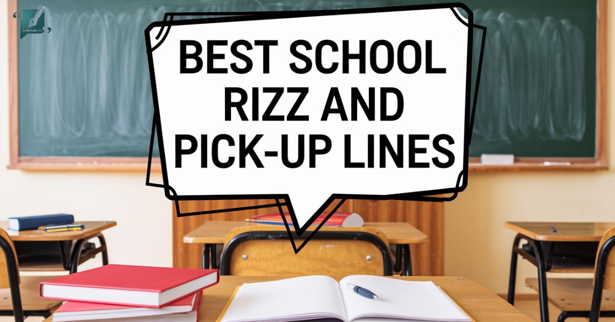 100+ Best School Rizz and Pick-Up Lines to Spark Fun and Flirty Moments