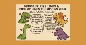 20 Dinosaur Rizz Lines & Pick Up Lines to Impress Your Jurassic Crush