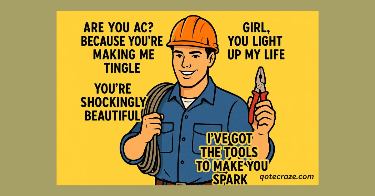 20 Electrifying Electrician Rizz Lines & Pick Up Lines to Spark Your Flirting Game