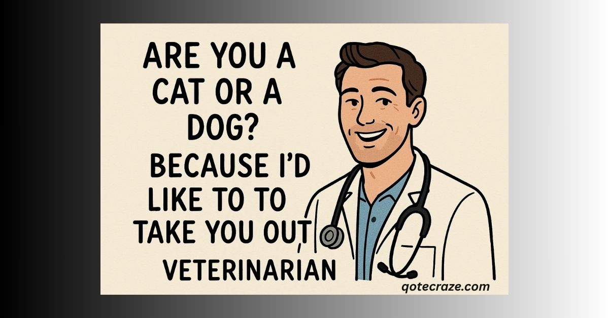 45 Witty Veterinarian Rizz Lines to Charm Fellow Animal Lovers