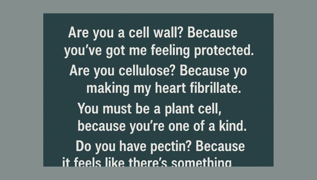 Cool Cell Wall Pick Up Lines