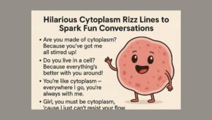 45 Hilarious Cytoplasm Rizz Lines to Spark Fun Conversations
