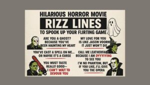 45 Hilarious Horror Movie Rizz Lines to Spook Up Your Flirting Game
