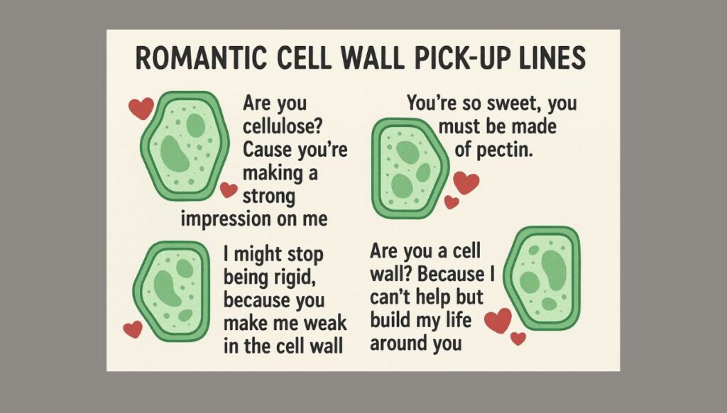 Romantic Cell Wall Pick-Up Lines