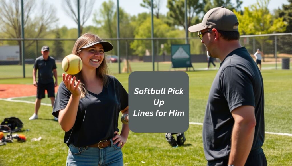 Softball Pick Up Lines for Him